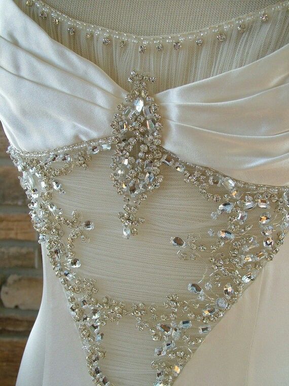 Vintage White Mermaid Prom Dress Wedding Dress