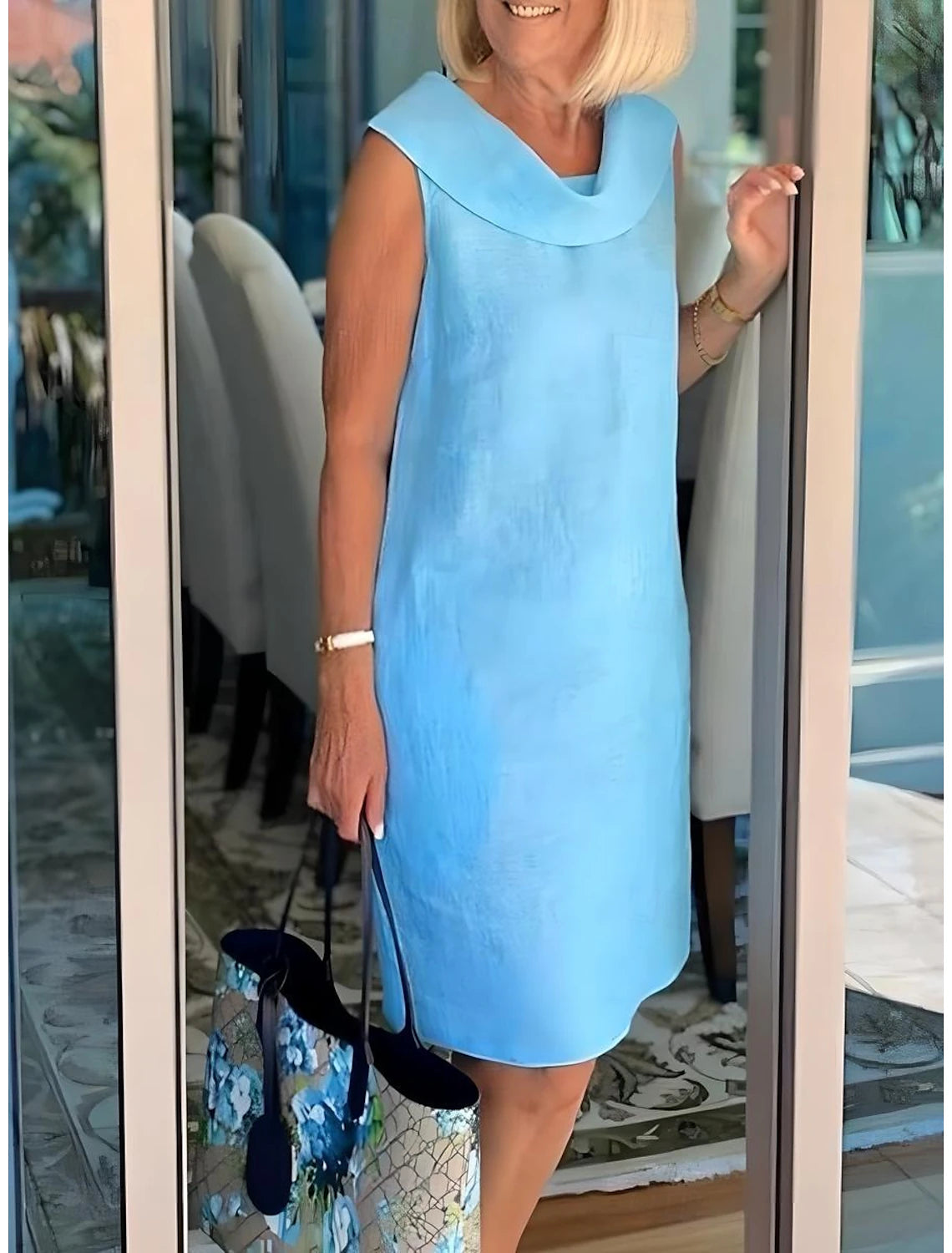 Women's Long Dress Maxi Dress Cotton Linen Dresses Casual Dress Elegant Stylish Basic Vacation Party Work Regular Fit Plain Sleeveless Shirt Collar Black Yellow Pink Blue Summer Spring