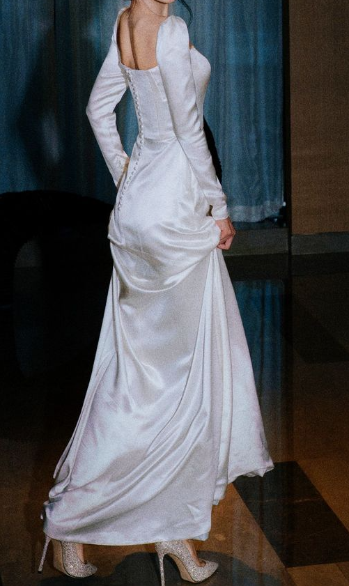 White Evening Dresses For Girls Fashion Formal Gown