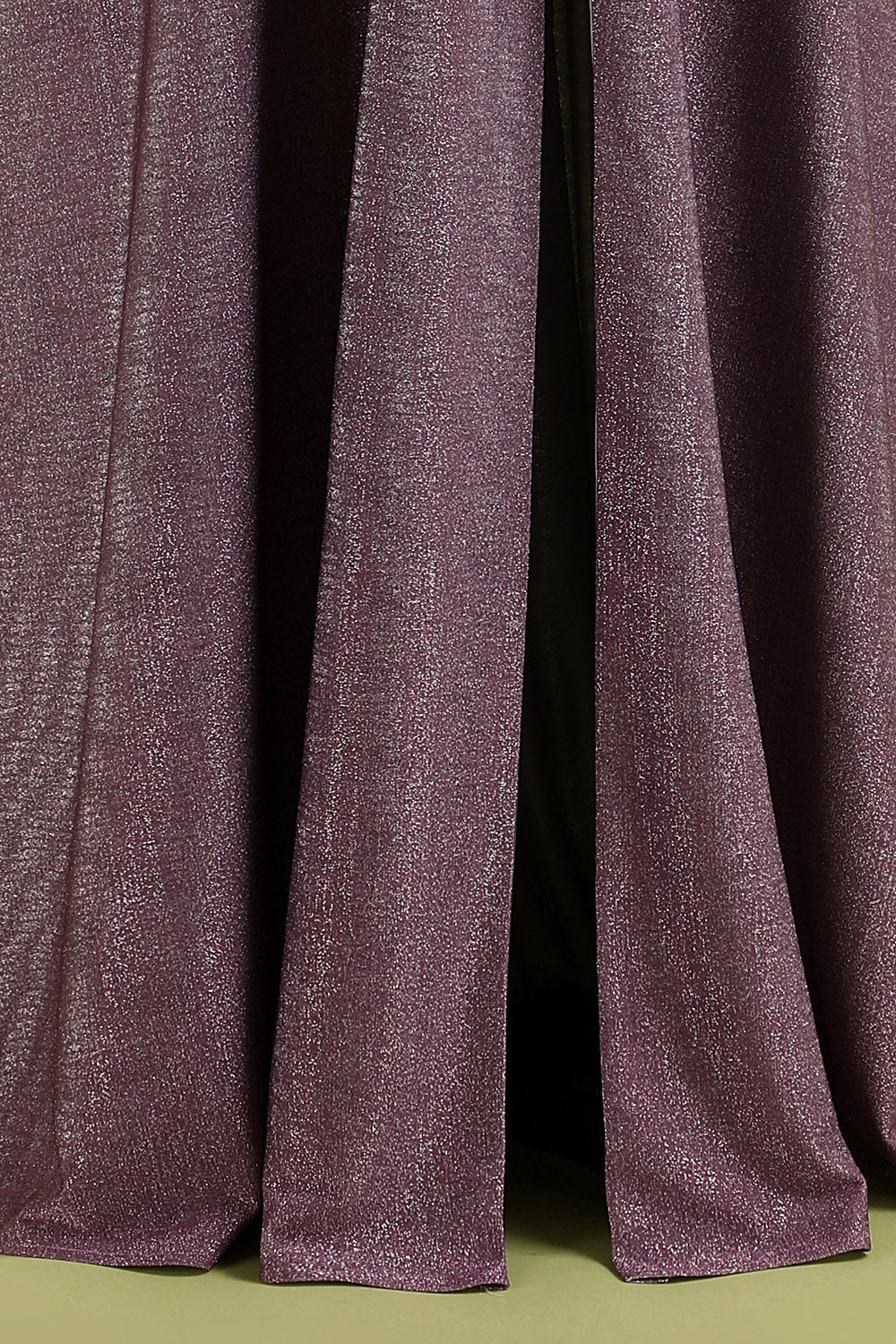 DingJiDress Grape Lace Up Long Satin Prom Dress