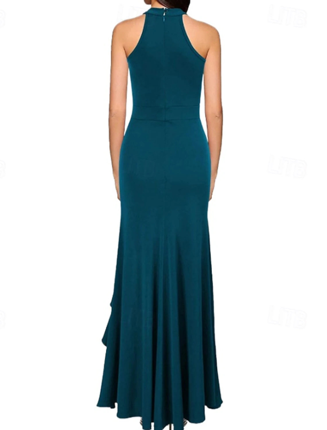 Women's Long Dress Maxi Dress Party Dress Cocktail Dress Wedding Guest Dress Fashion Wedding Party Special Occasion Regular Fit Plain Sleeveless Crew Neck Black Wine Navy Blue Dark Green Summer