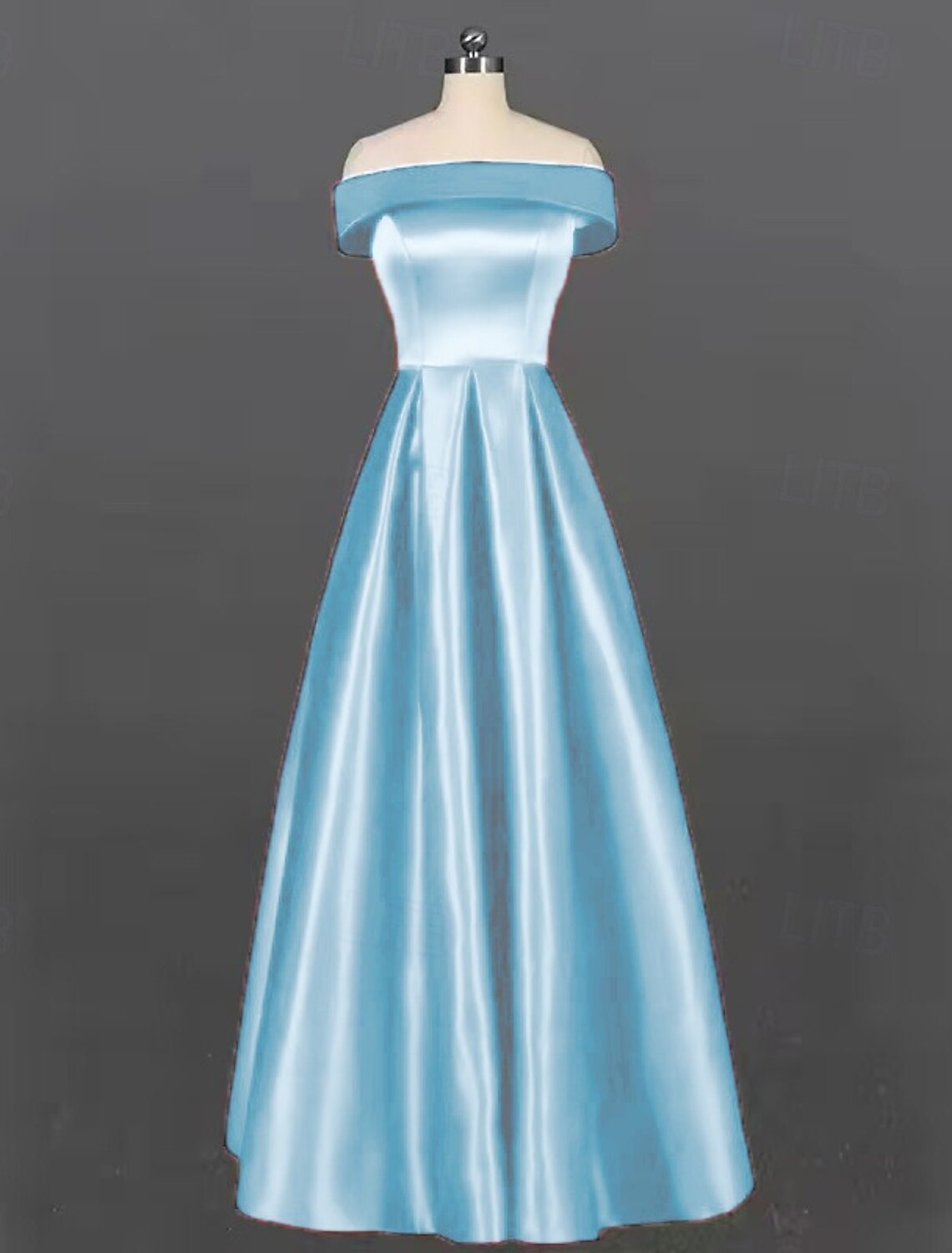 A-Line Evening Gown Party Dress Evening Party Party Wear Floor Length Short Sleeve Off Shoulder Pocket Cotton Backless with Pocket