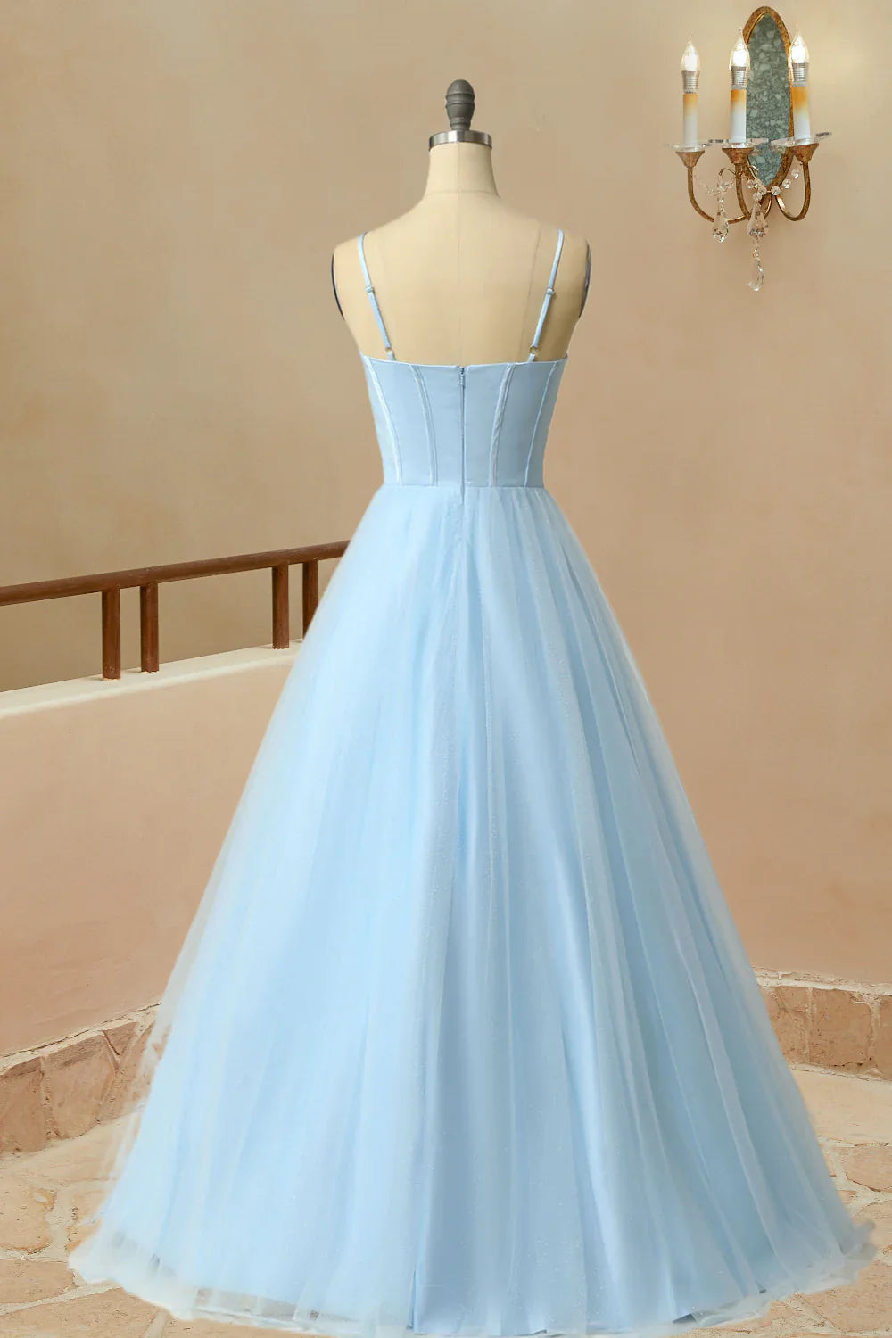 DingJiDress A-line Pink Prom Dresses Long Sweetheart Floor-Length Sleeveless Gorgeous