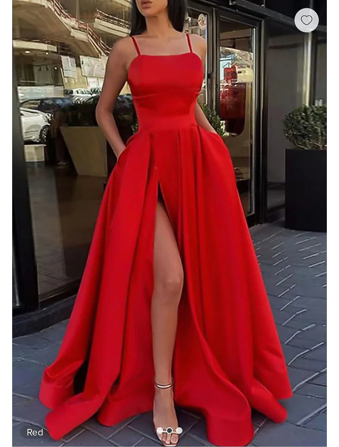 Ball Gown Evening Gown Elegant Dress Formal Evening Party Floor Length Sleeveless Strapless Pocket Cotton Backless with Pleats
