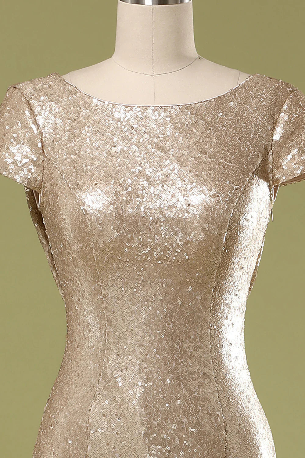 DingJiDress Mermaid Sequins Prom Dress