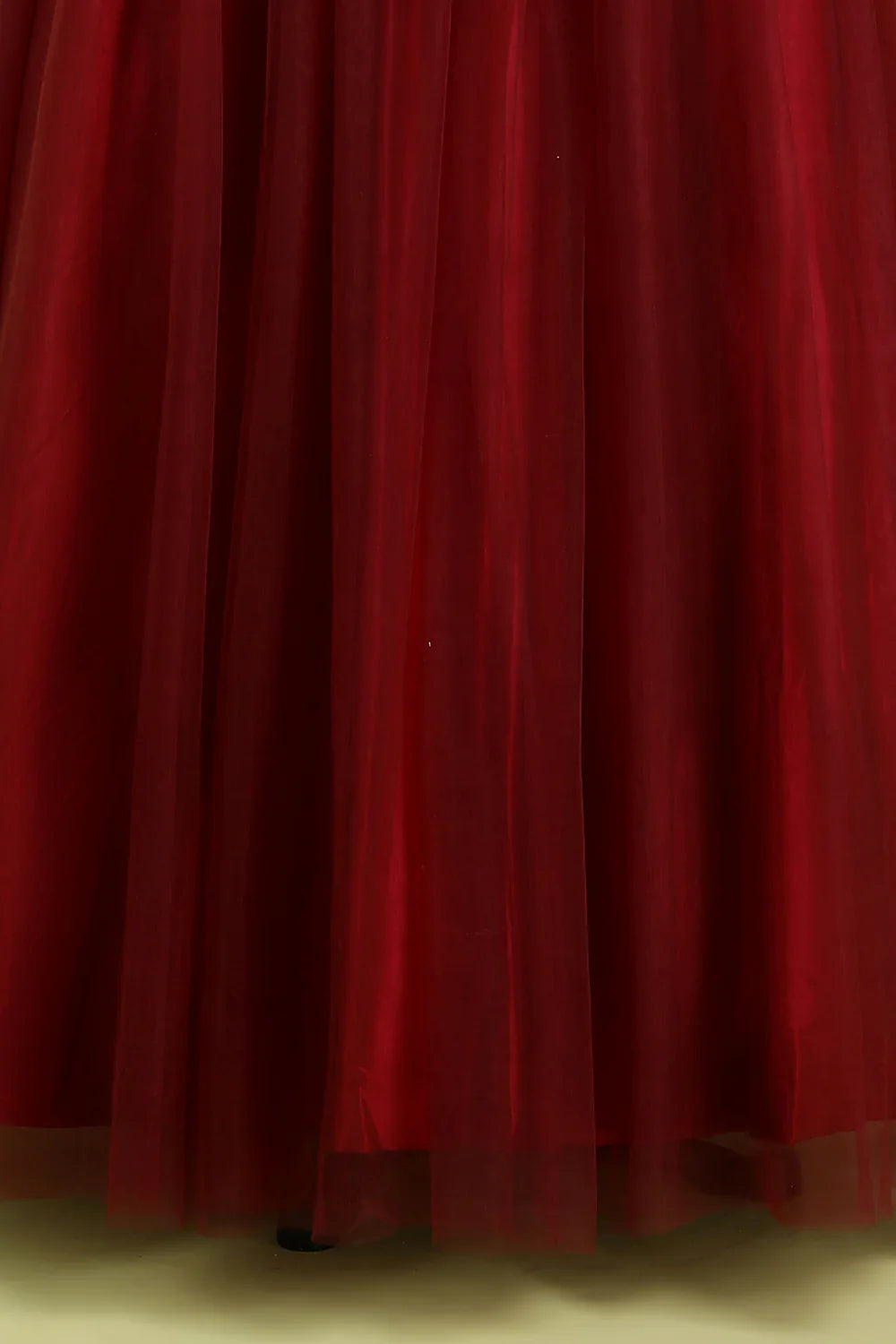 DingJiDress Burgundy Ball Gown
