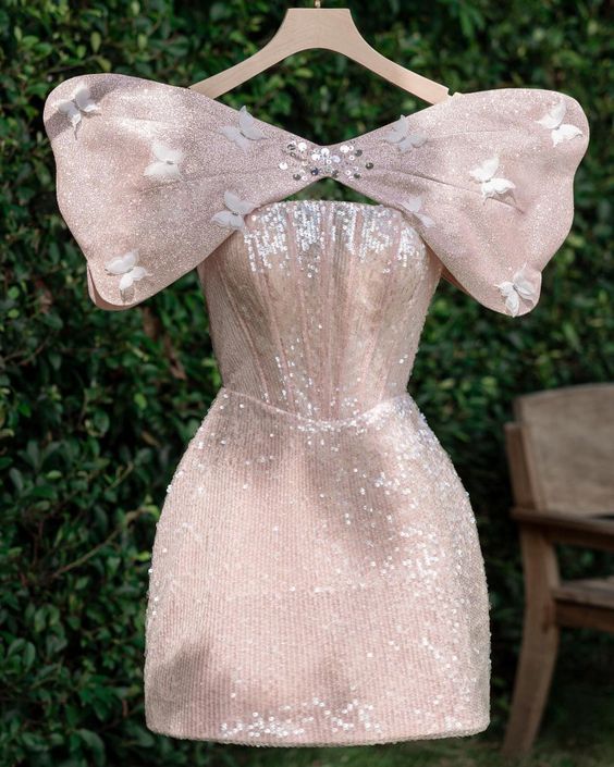 Pink Short Party Dress Homecoming Dress