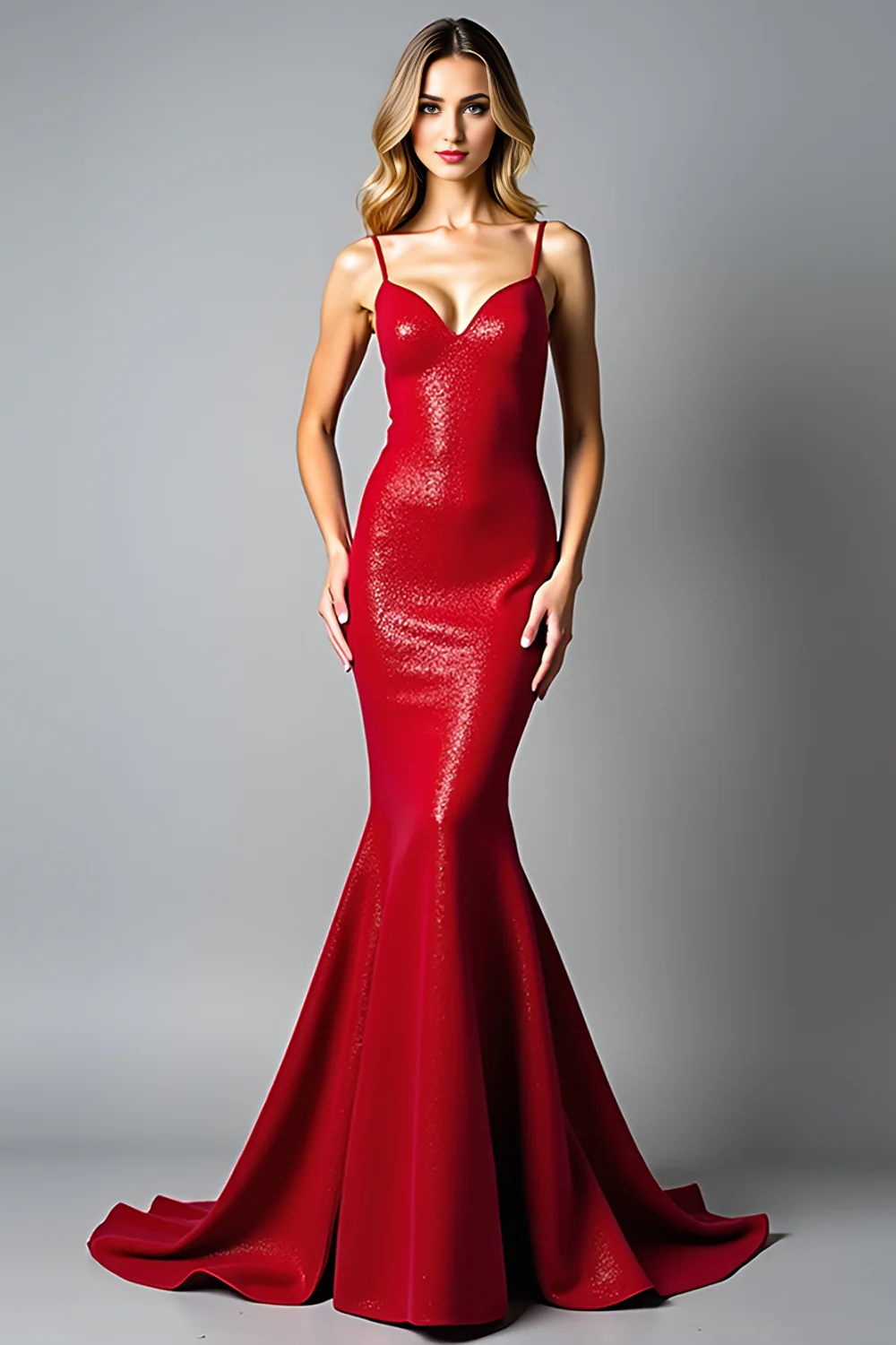 DingJiDress High Quality Dress Charming Mermaid Sweetheart Spaghetti Strap Backless Long Prom Dress