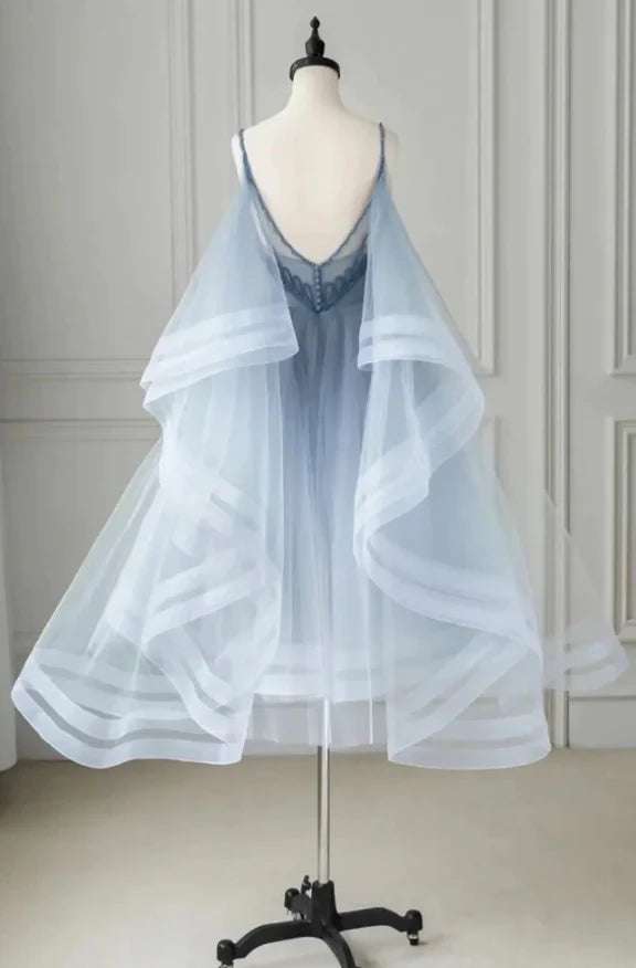 Simple and cute chiffon short dance dress back to school dress