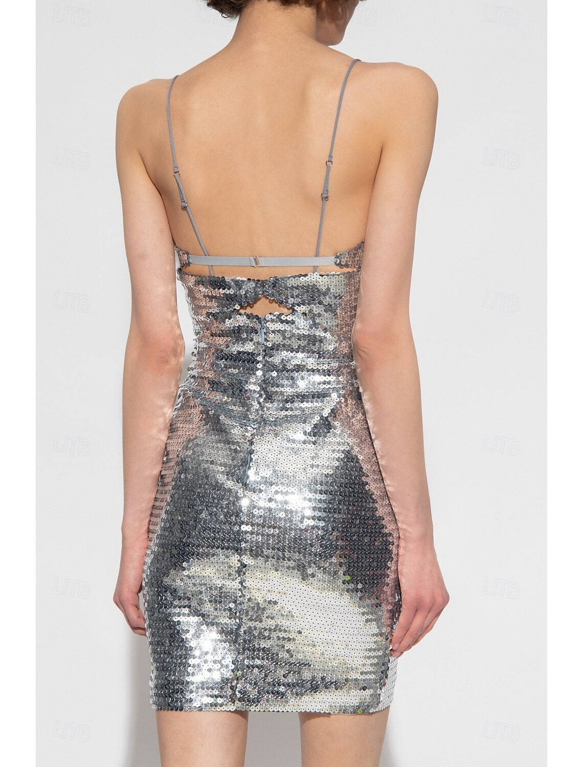 Sheath Sequin Cocktail Dresses Party Dress Homecoming Dress Cocktail Party Short / Mini Sleeveless Spaghetti Strap dress to impress