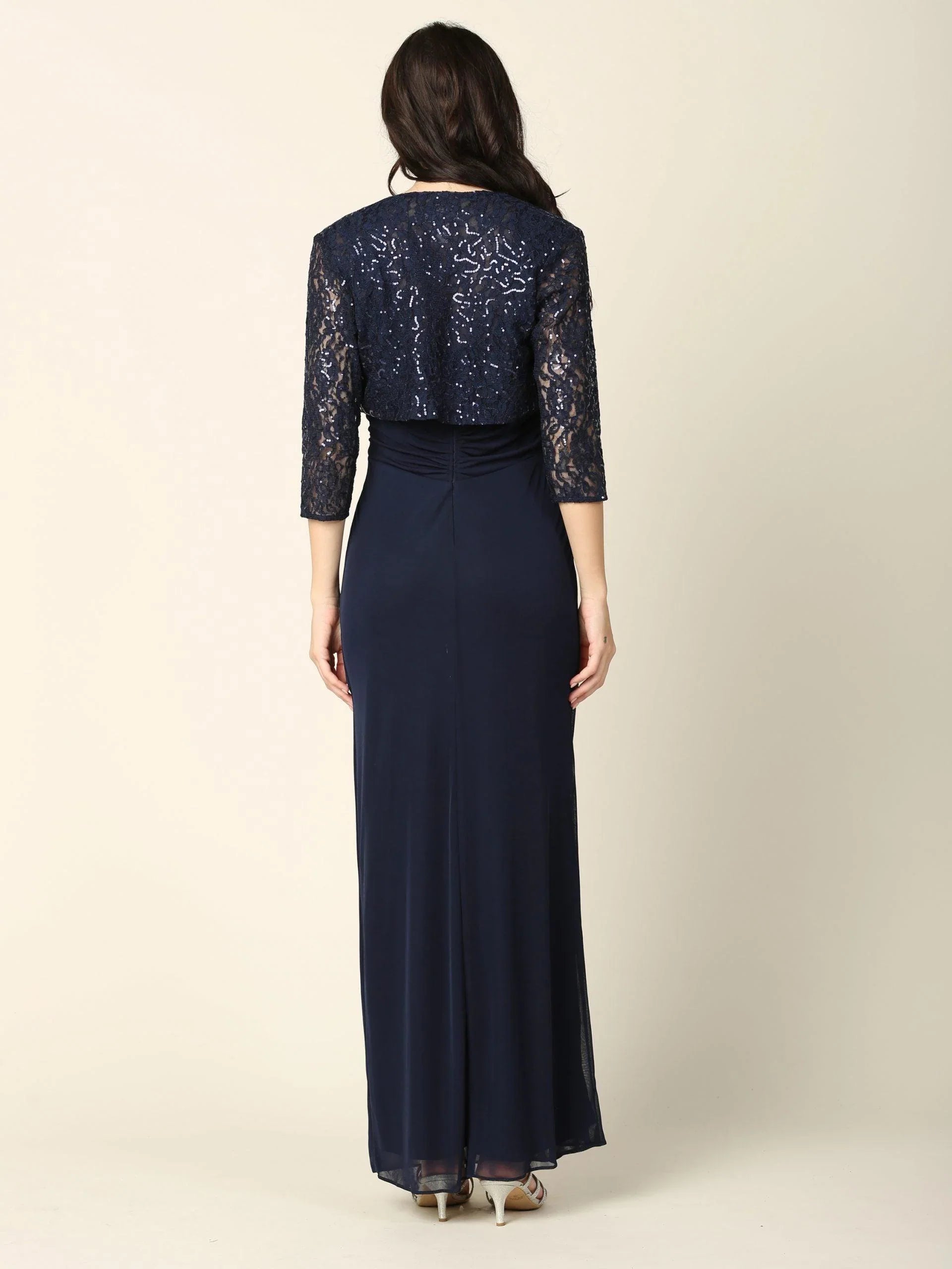 DingJiDress Evening Dress Elegant Sweetheart Neckline 2 Piece Jacket 3/4 Sleeve Fashion Mother Of The Bride Dress