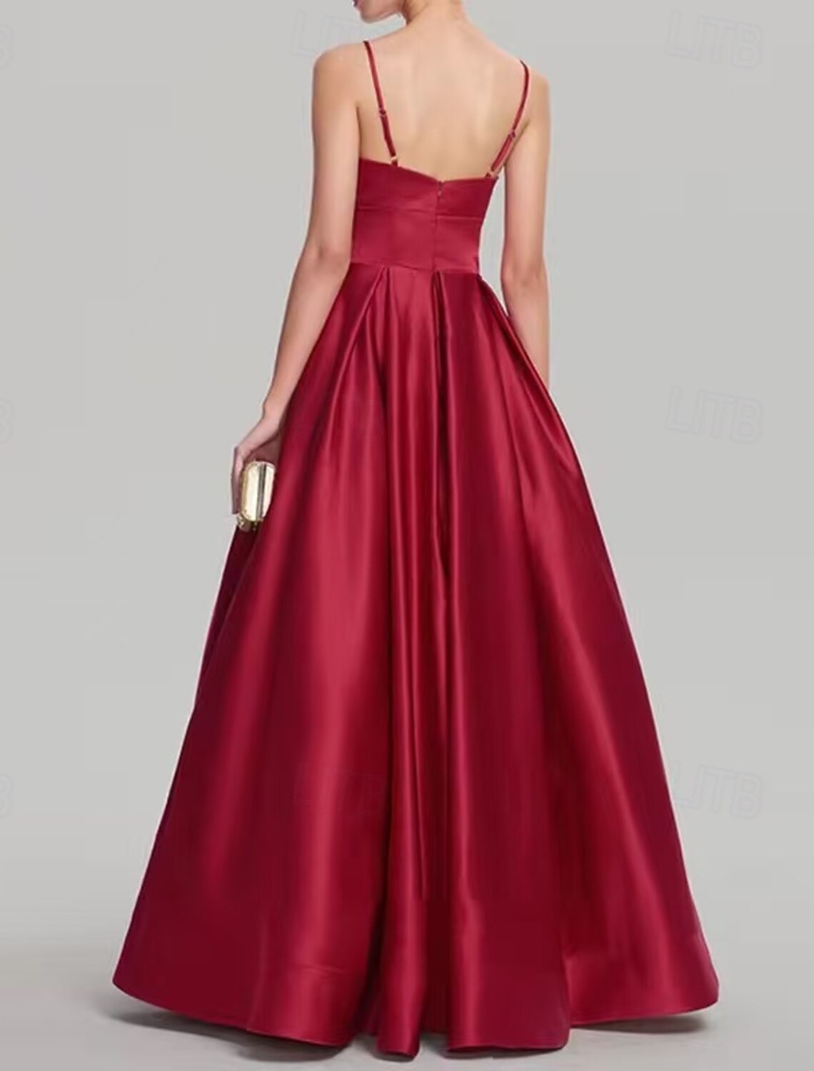 A-Line Evening Gown Party Dress Evening Party Black Tie Gala Sweep / Brush Train Sleeveless V Neck Wednesday Addams Family Cotton Backless with Pleats