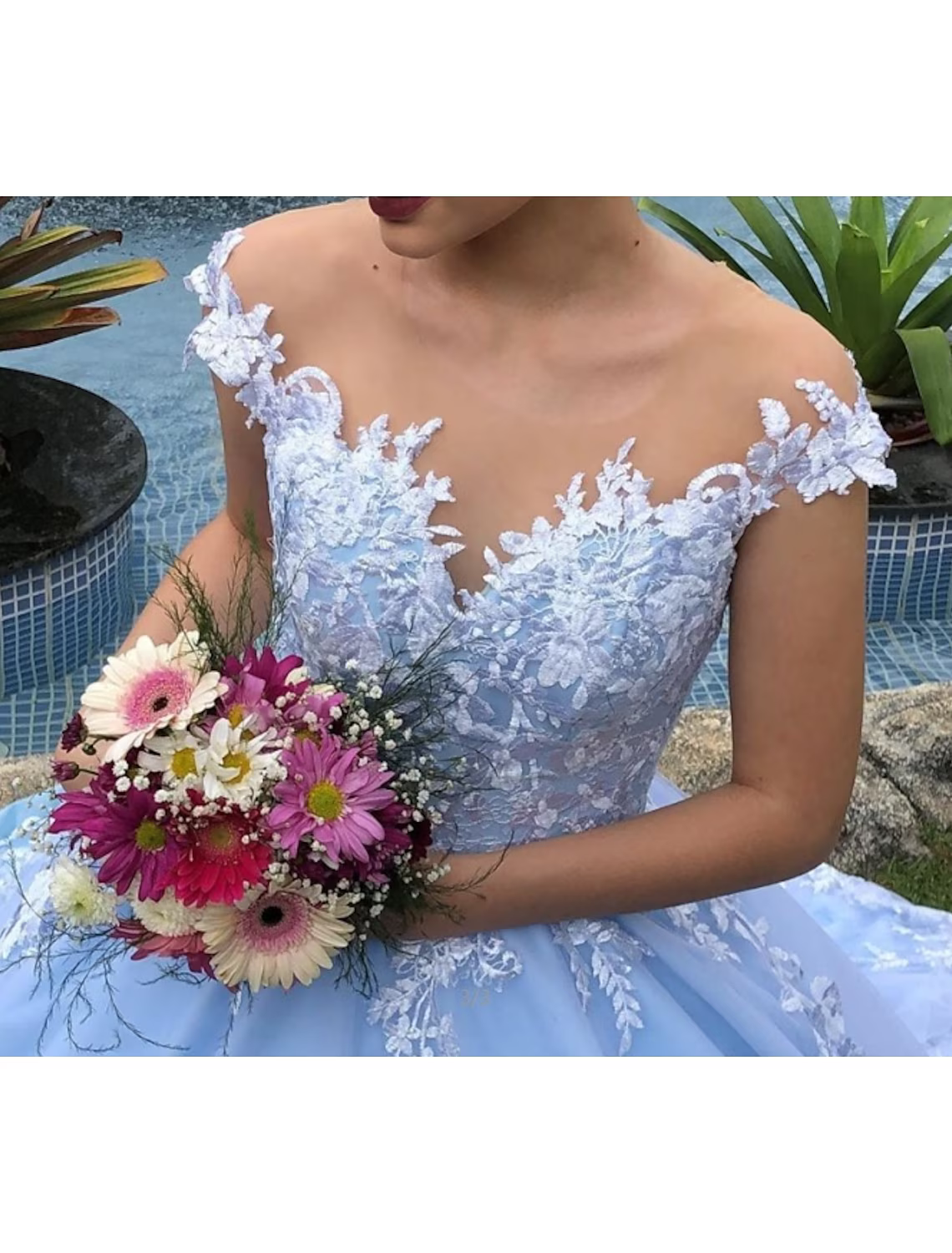 Engagement Wedding Dresses Formal Wedding Dresses Court Train Ball Gown Cap Sleeve V Neck Polyester With Appliques