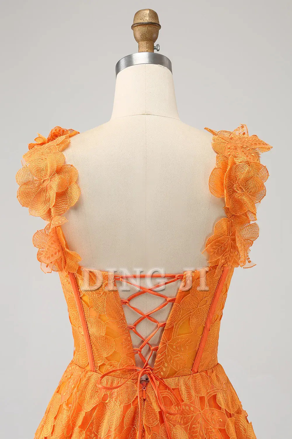 DingJiDress Prom Dress A-Line Sweetheart Spaghetti Straps Corset Applique Exquisite Formal Women's Dresses Wedding Guests Dresses