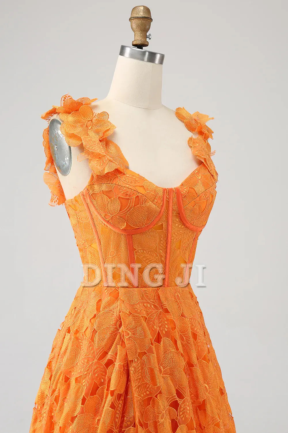 DingJiDress Prom Dress A-Line Sweetheart Spaghetti Straps Corset Applique Exquisite Formal Women's Dresses Wedding Guests Dresses