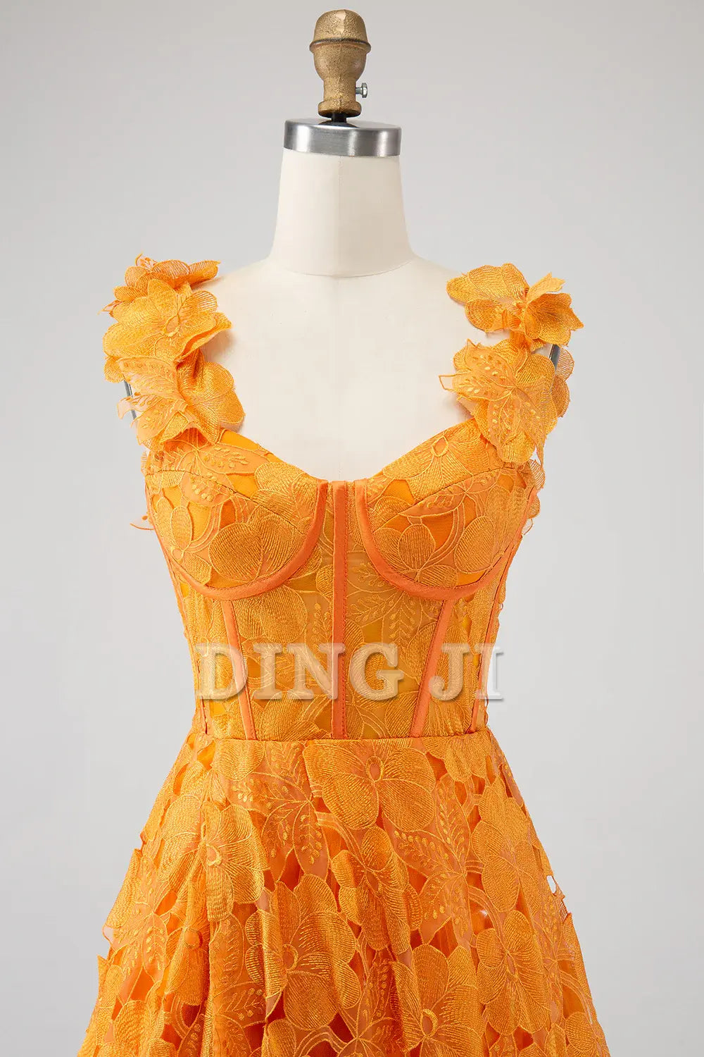 DingJiDress Prom Dress A-Line Sweetheart Spaghetti Straps Corset Applique Exquisite Formal Women's Dresses Wedding Guests Dresses