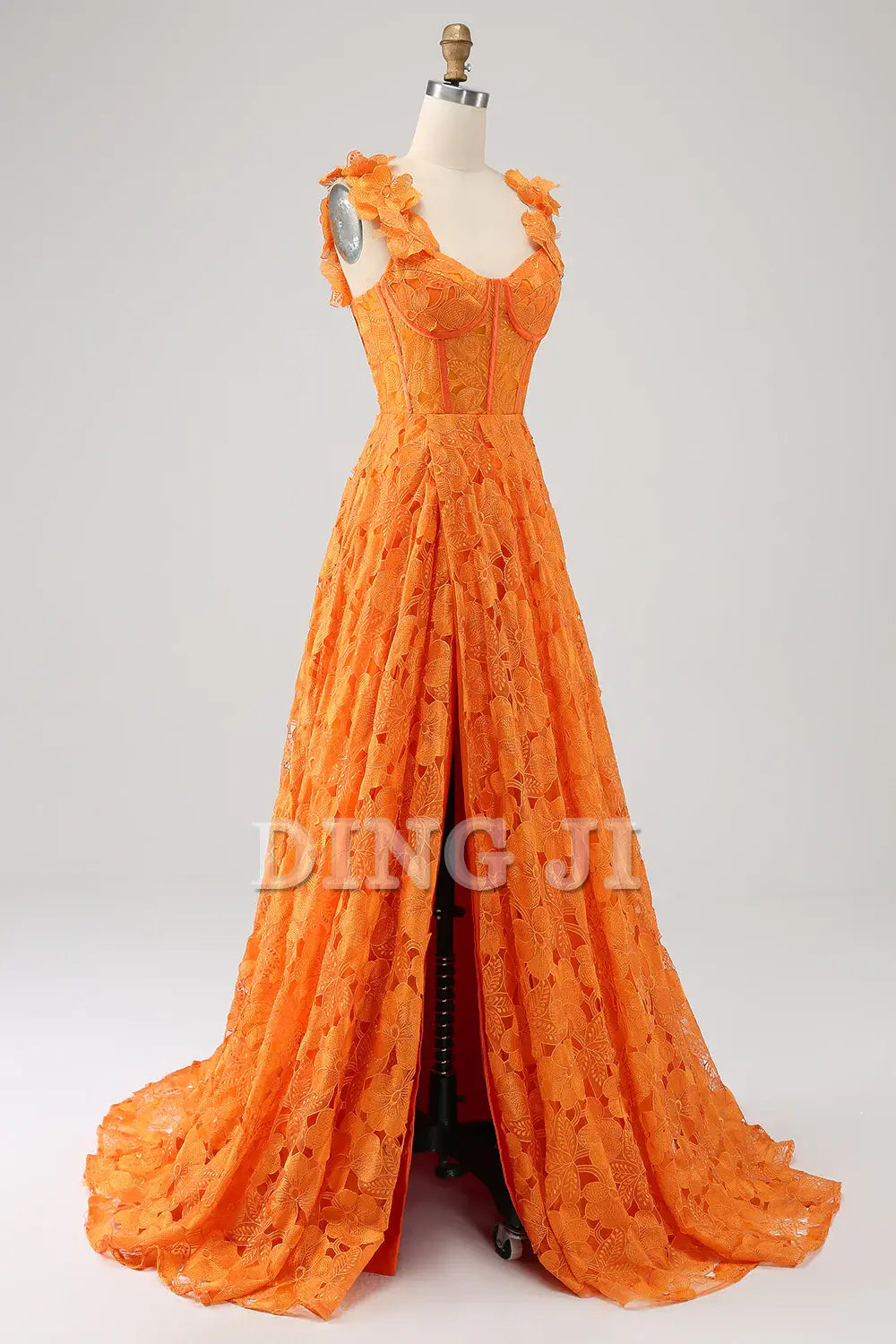DingJiDress Prom Dress A-Line Sweetheart Spaghetti Straps Corset Applique Exquisite Formal Women's Dresses Wedding Guests Dresses