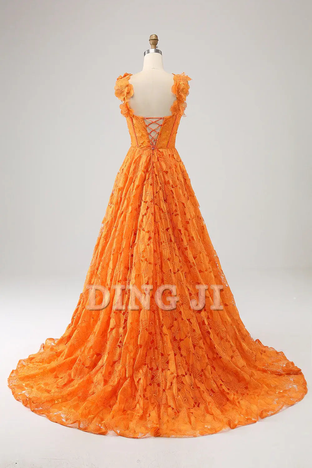 DingJiDress Prom Dress A-Line Sweetheart Spaghetti Straps Corset Applique Exquisite Formal Women's Dresses Wedding Guests Dresses