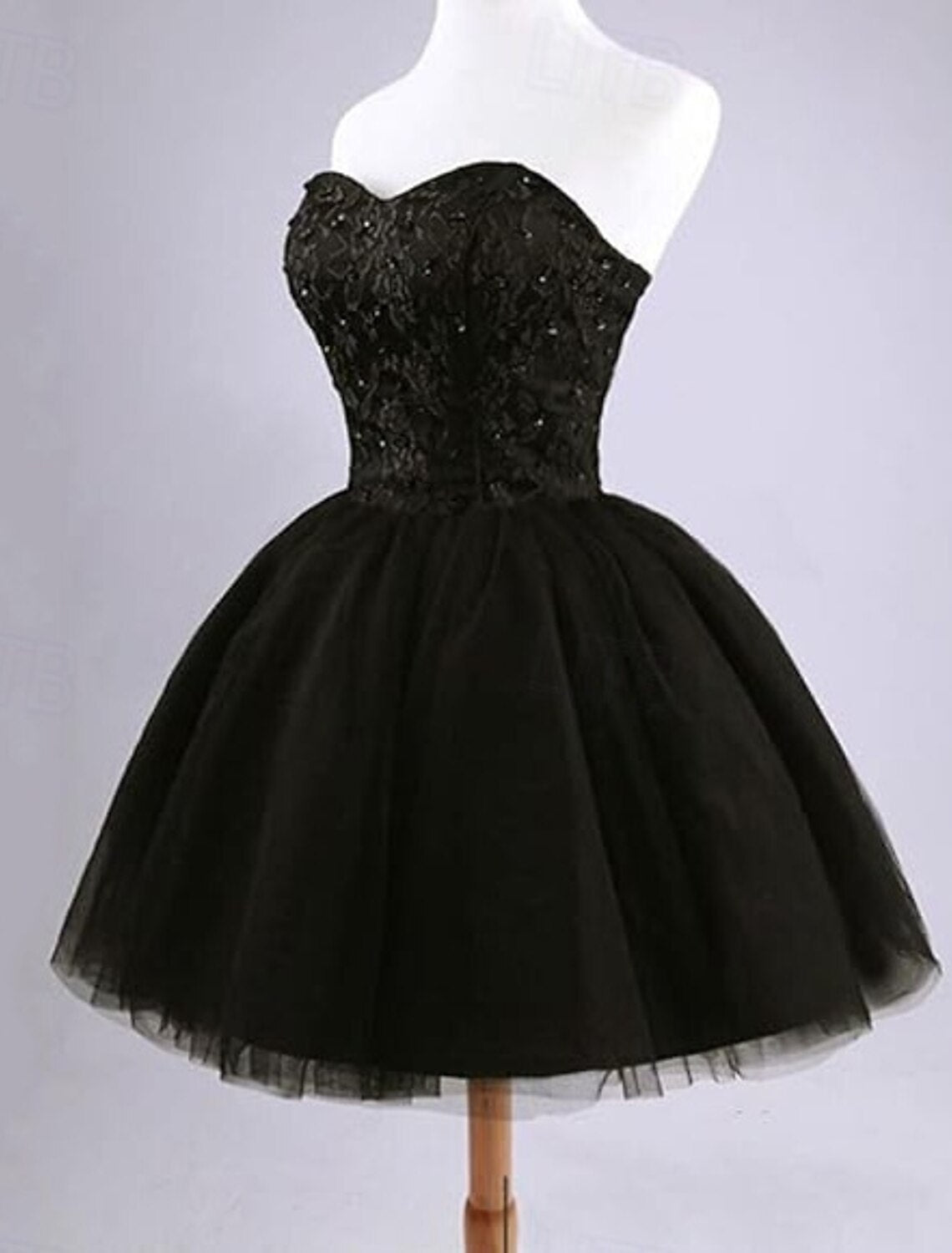 Ball Gown Wedding Guest Dresses Elegant Dress Homecoming Dress Graduation Party Wear Short Mini Sleeveless Strapless with Pleats Beading Strappy dress to impress