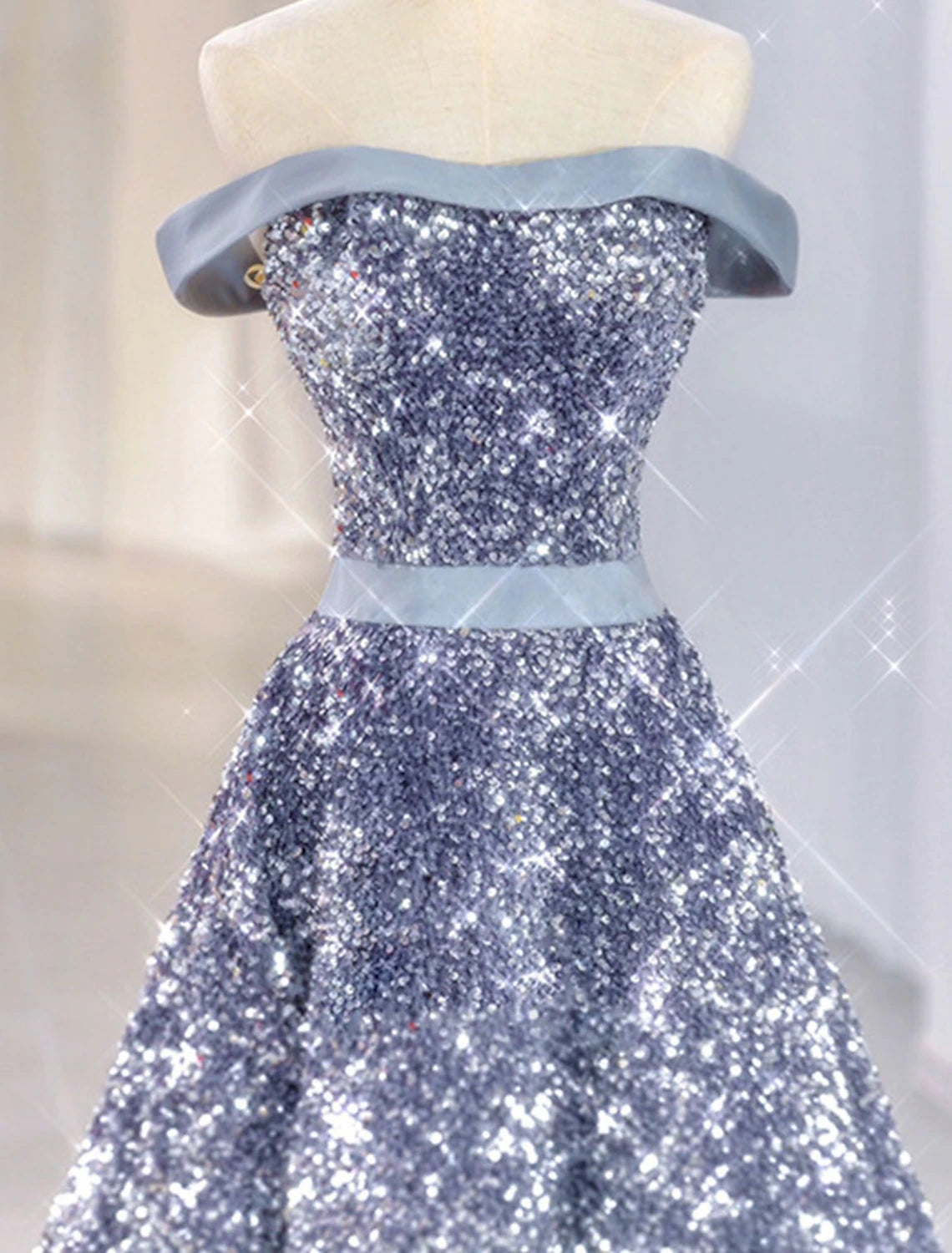 Ball Gown A-Line Quinceanera Dresses Elegant Dress Performance Wedding Sweep / Brush Train Sleeveless Off Shoulder Polyester Backless with Pleats Sequin