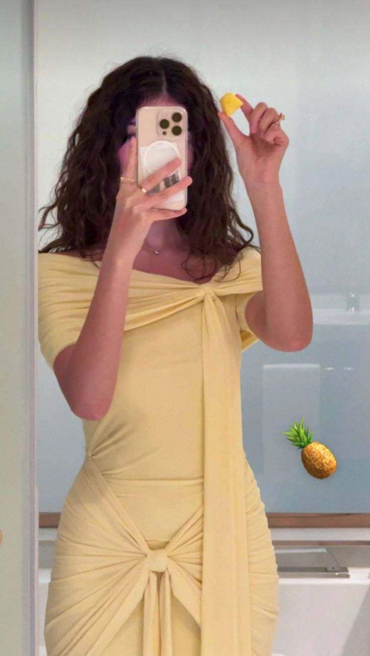 Yellow Mermaid Evening Dress Off Shoulder Prom Party Dress