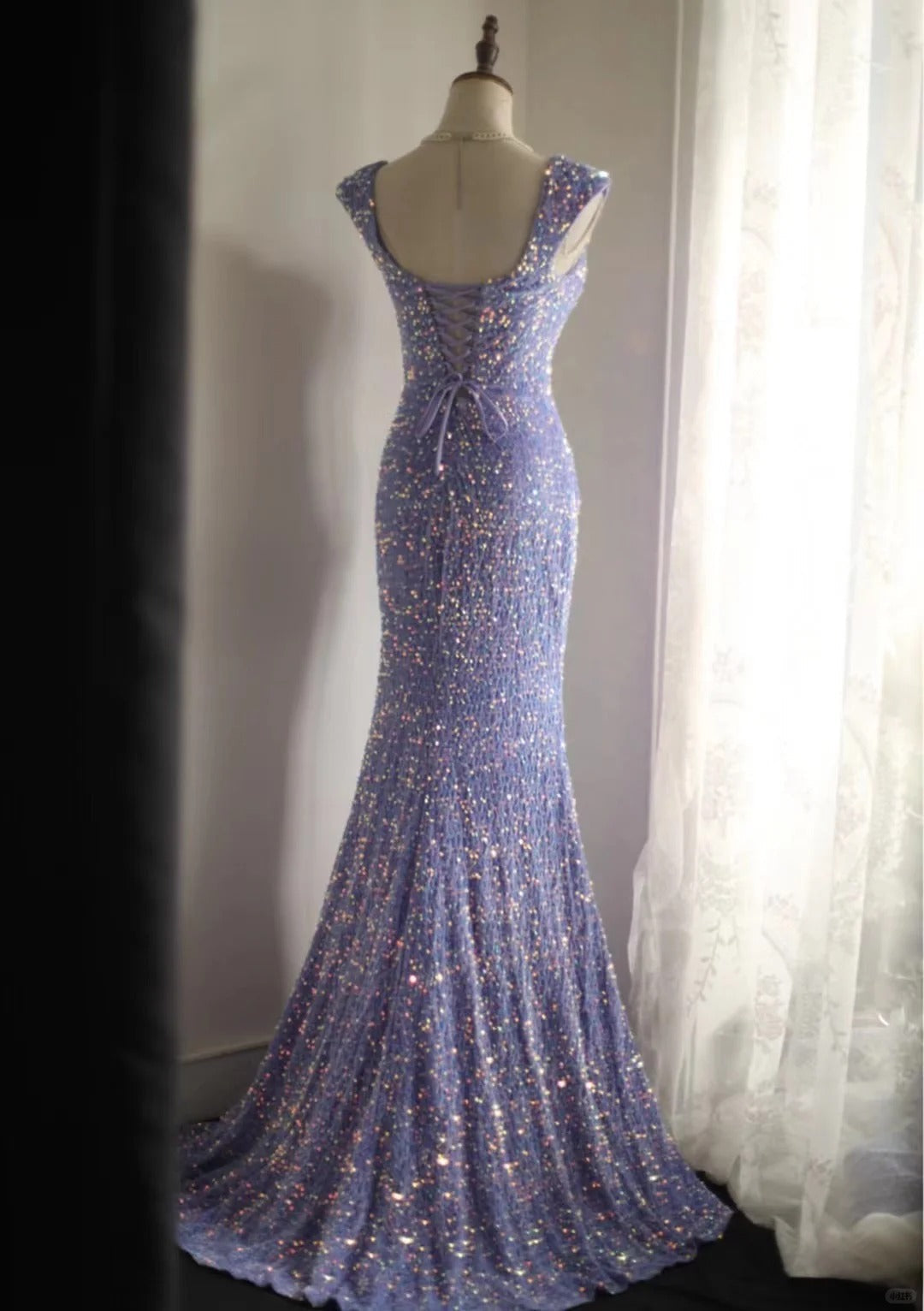 Long Mermaid Sequin Party Dress Evening Dress Prom Dresses