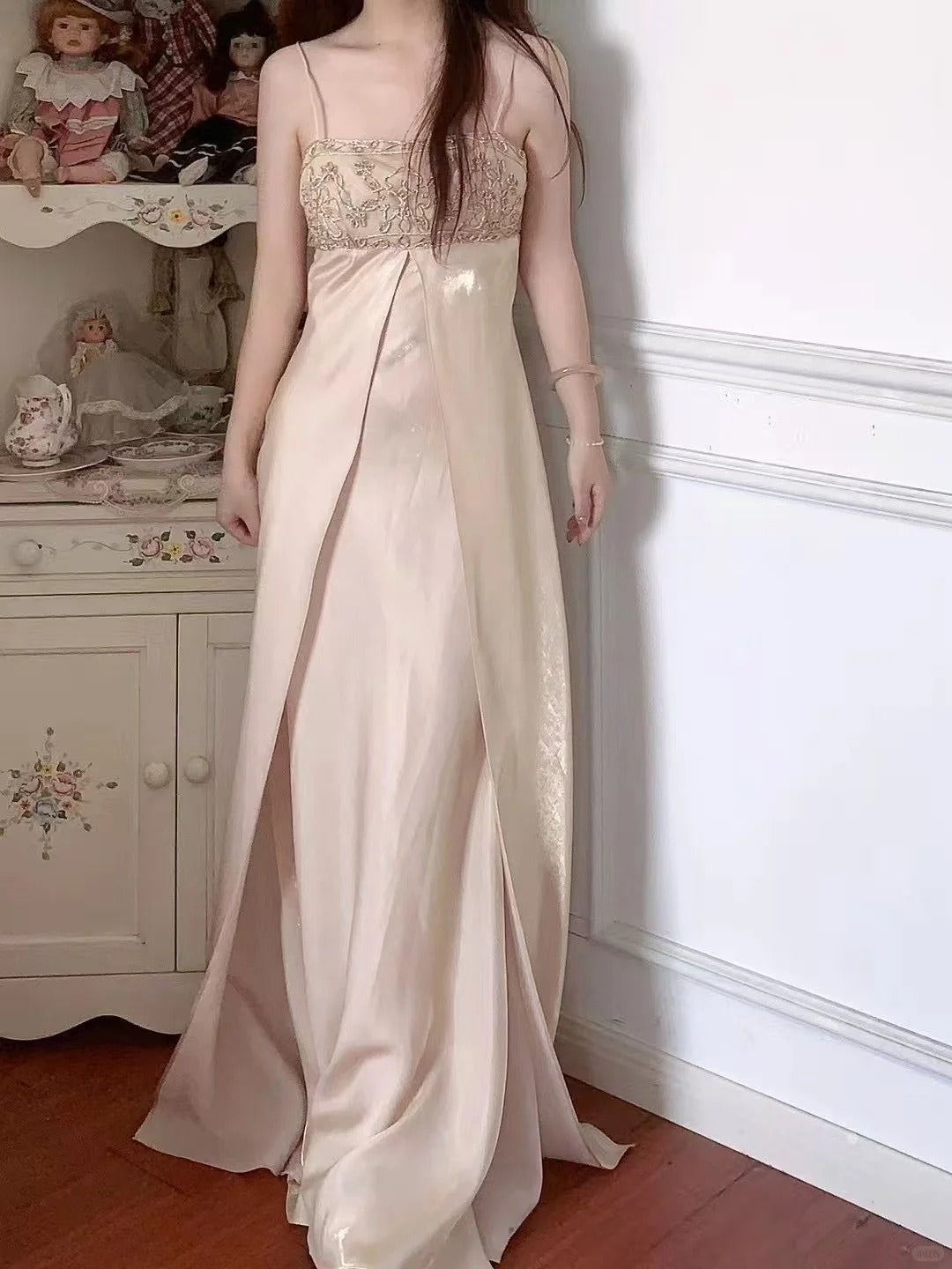 Vintage Long Party Dress Evening Dress Prom Dresses