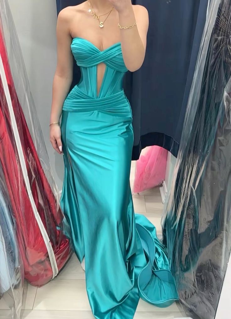 Mermaid Long Evening Dress Long Prom Party Dress