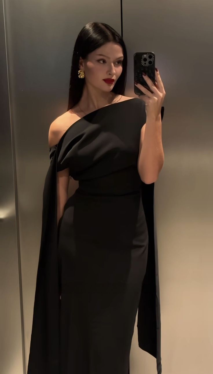 Black Evening Dress Long Prom Party Gowns