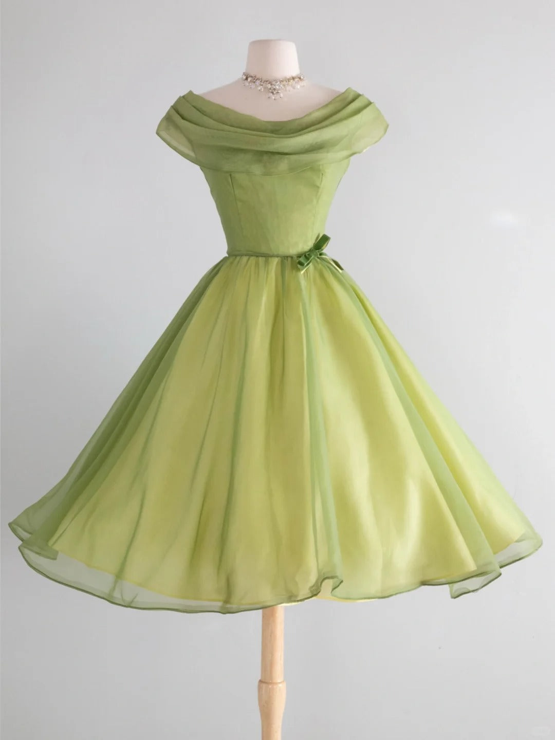 Green Off Shoulder Short Party Dress Cocktail Dresses Homecoming Dress
