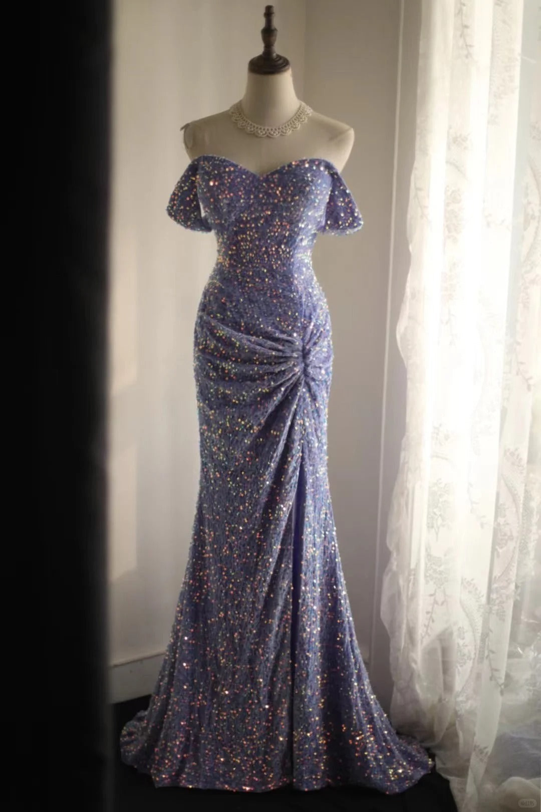 Long Mermaid Sequin Party Dress Evening Dress Prom Dresses