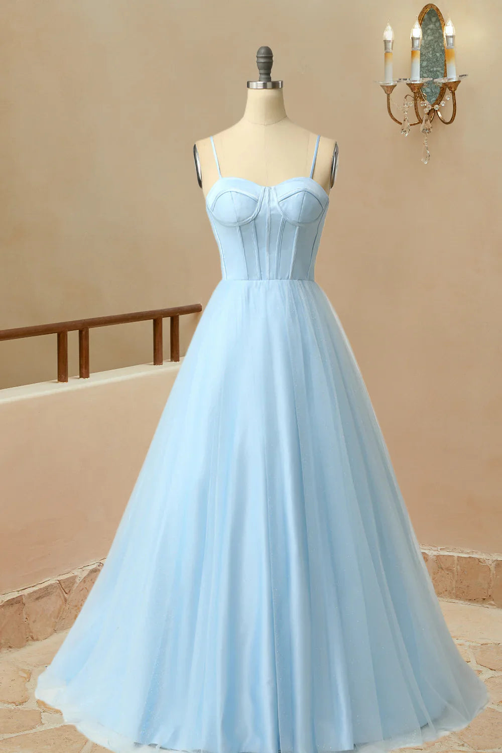 DingJiDress A-line Pink Prom Dresses Long Sweetheart Floor-Length Sleeveless Gorgeous