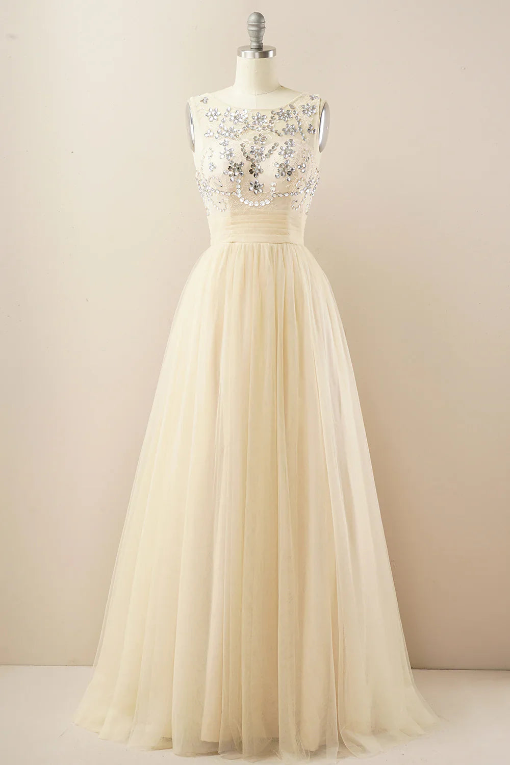 DingJiDress Burgundy Tulle Prom Dress