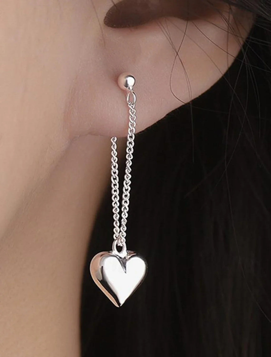 DingJiDress Drop Earrings Fine Jewelry Tassel Fringe Luxury Earrings Jewelry Silver For Wedding Party