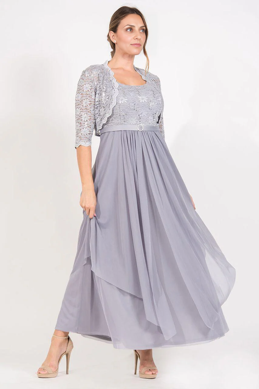 DingJiDress Evening Dress Two piece Plus Size Jacket Dress Mother Of The Bride Dress
