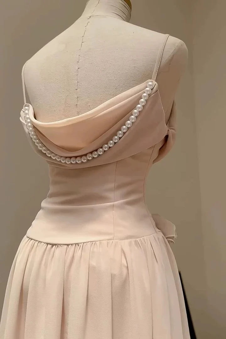 Chiffon A-line Scoop Simple Party Dress Prom Dress