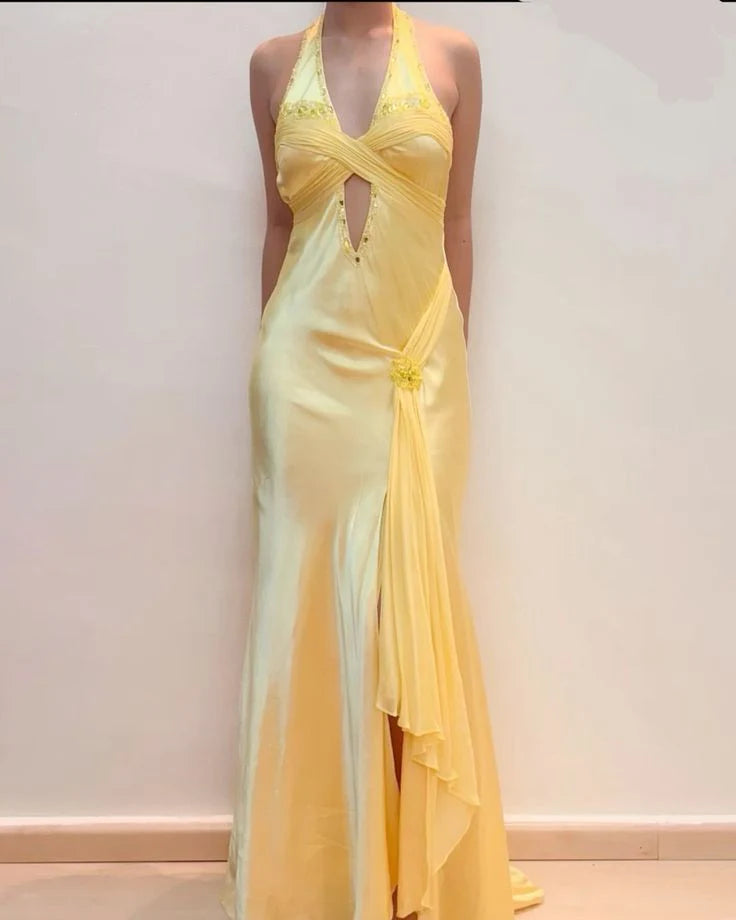 Prom Dresses V Neck Formal Evening Dress Long Party Dress