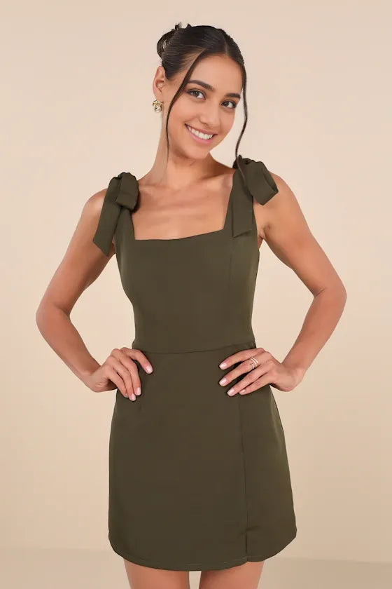 Your Sweetie Wine Red Tie-Strap Homecoming Dresses