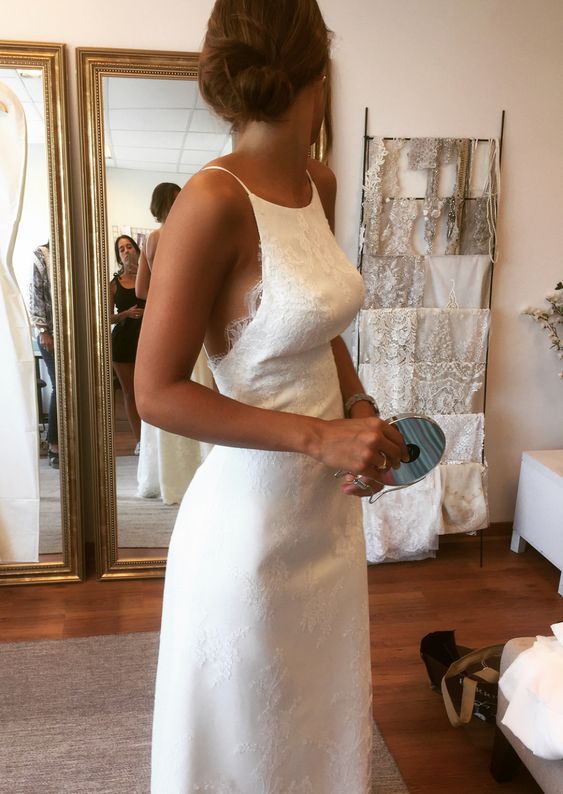 Backless Party Prom Gown for Women Wedding Dress