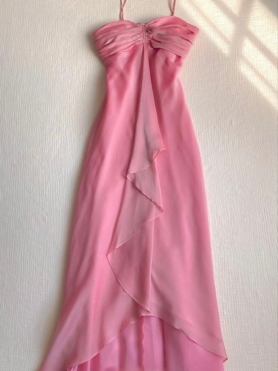Pink Long Prom Dresses Sweet Formal Party Dress