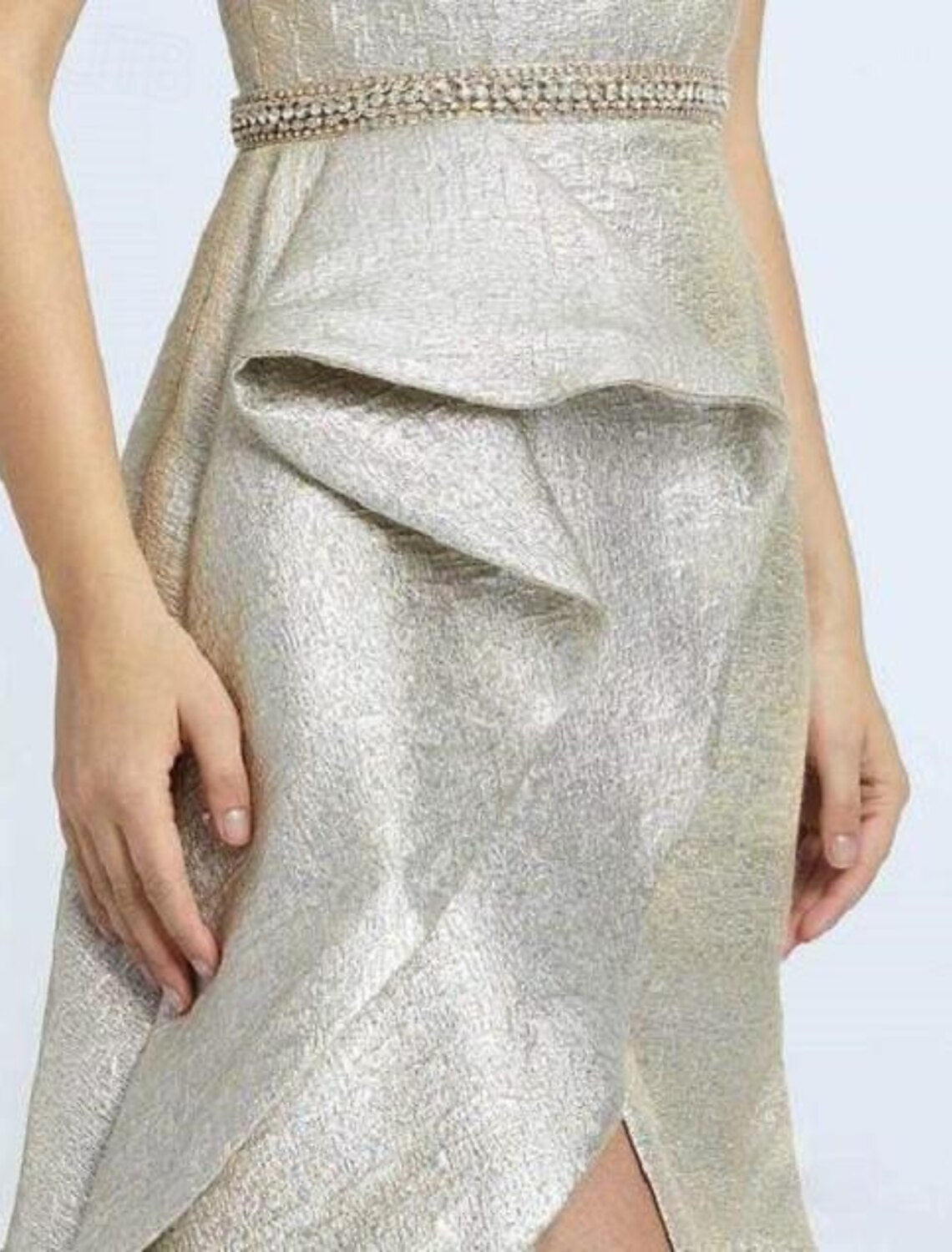 Mermaid Prom Dresses Elegant Dress Formal Prom Floor Length Sleeveless One Shoulder Sequined with Ruffles Masquerade Dress