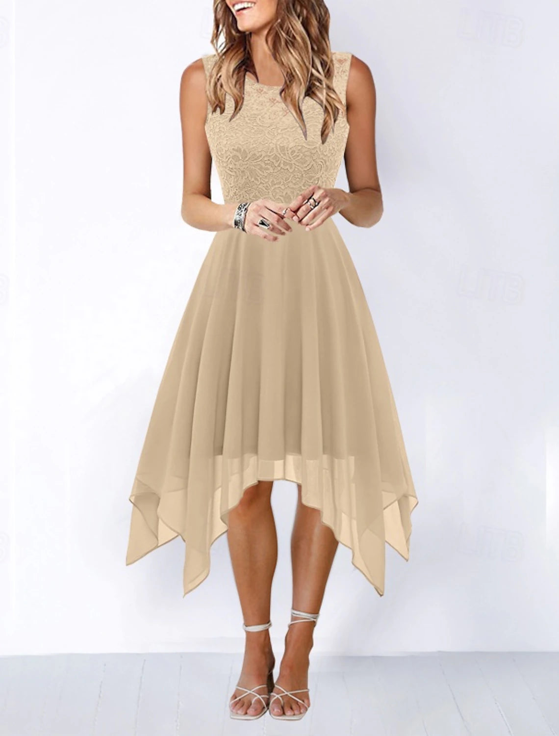 Women's Midi Dress Prom Dress Party Dress Cocktail Dress Fashion Modern Party Evening Party Date Regular Fit Plain Sleeveless Crew Neck Black Pink Wine Red Summer