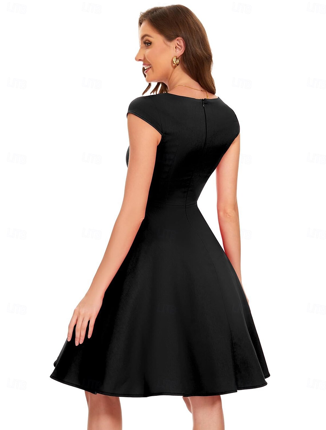 A-Line Evening Gown Mother Of The Bride Dress Formal Knee Length Long Sleeve V Neck Belt Sash Italy Satin with Ruched&nbsp;