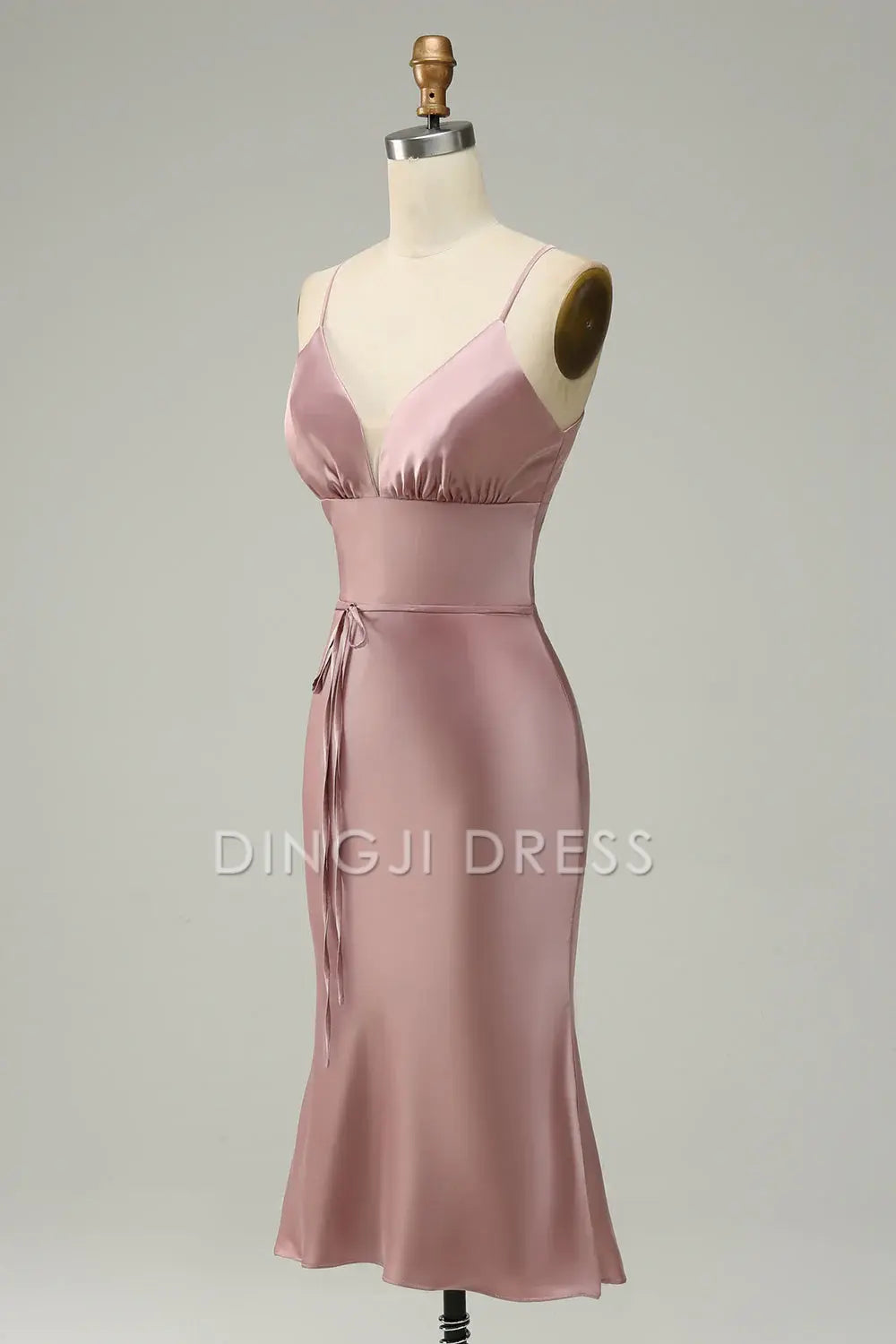 DingJiDress High Quality Dress Elegant Simple Sheath Spaghetti Strap Sweetheart Short Skirt Prom Dress
