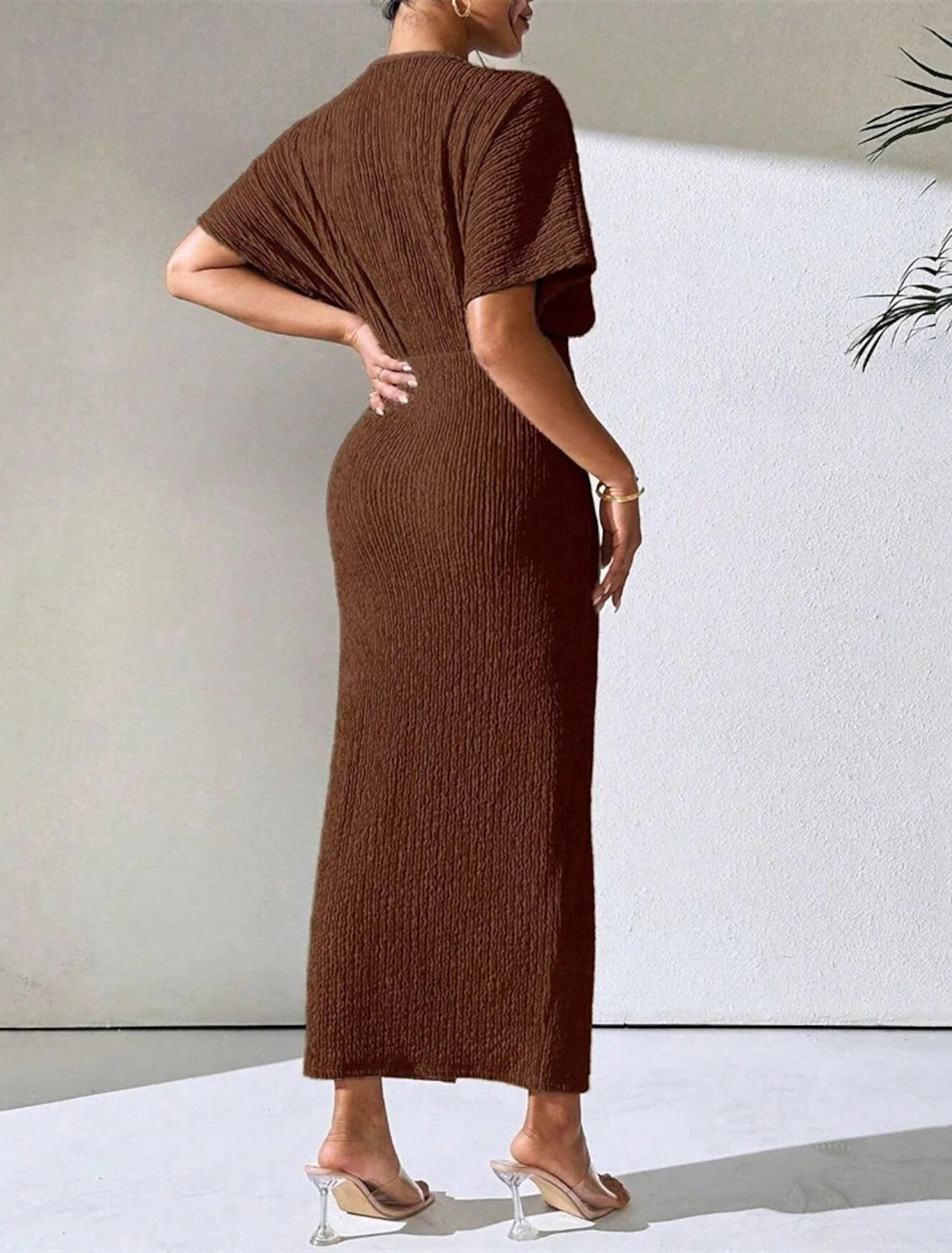Women's Midi Dress Party Dress Summer Dress Fashion Classic Modern Outdoor Vacation Holiday Regular Fit Plain Sleeveless V Neck Black Brown Apricot Summer