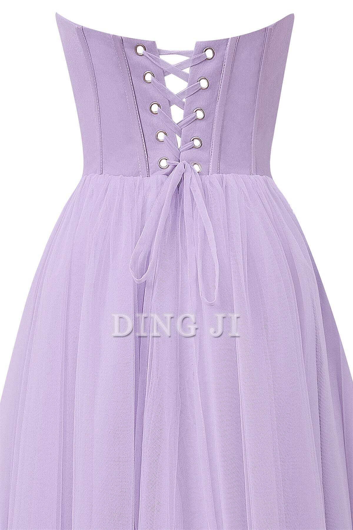 DingJiDress Evening Dress Sweetheart Strapless Puffy Midi Tulle Dress Romantic Atmosphere Formal Women's Dresses Wedding Guest Dresses