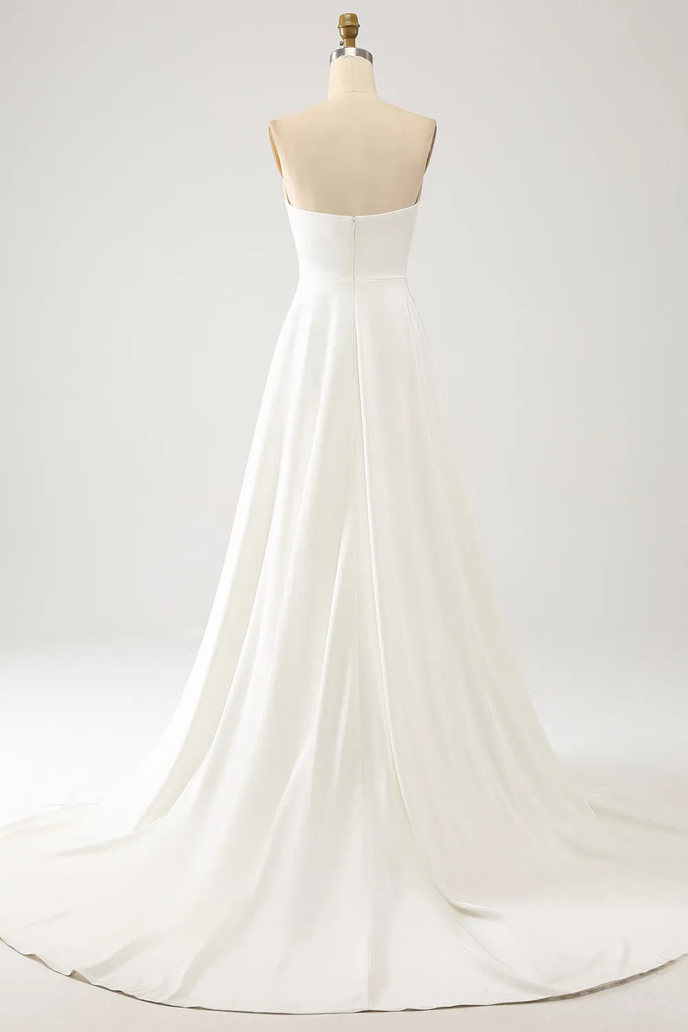A Line Long Chiffon Wedding Dress With Butterflies Long Sleeves