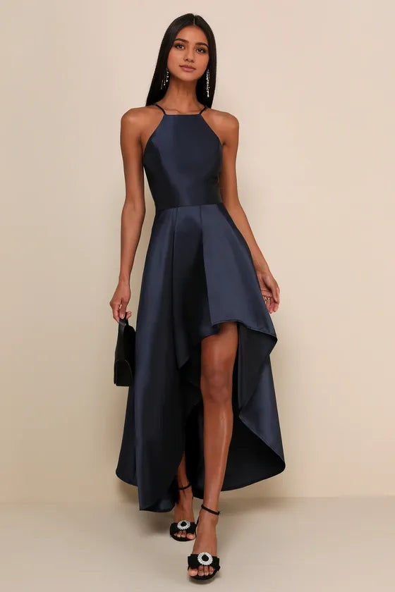Black High-Low Evening Dresses