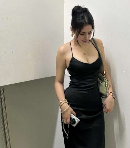 Black Simple Prom Party Dress Long Sexy Evening Dress