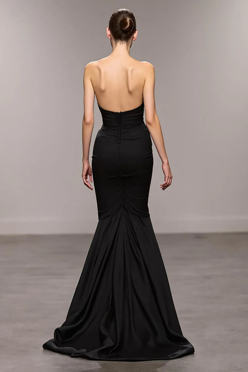 Black Sweetheart Mermaid Long Evening Dress with Slit ?